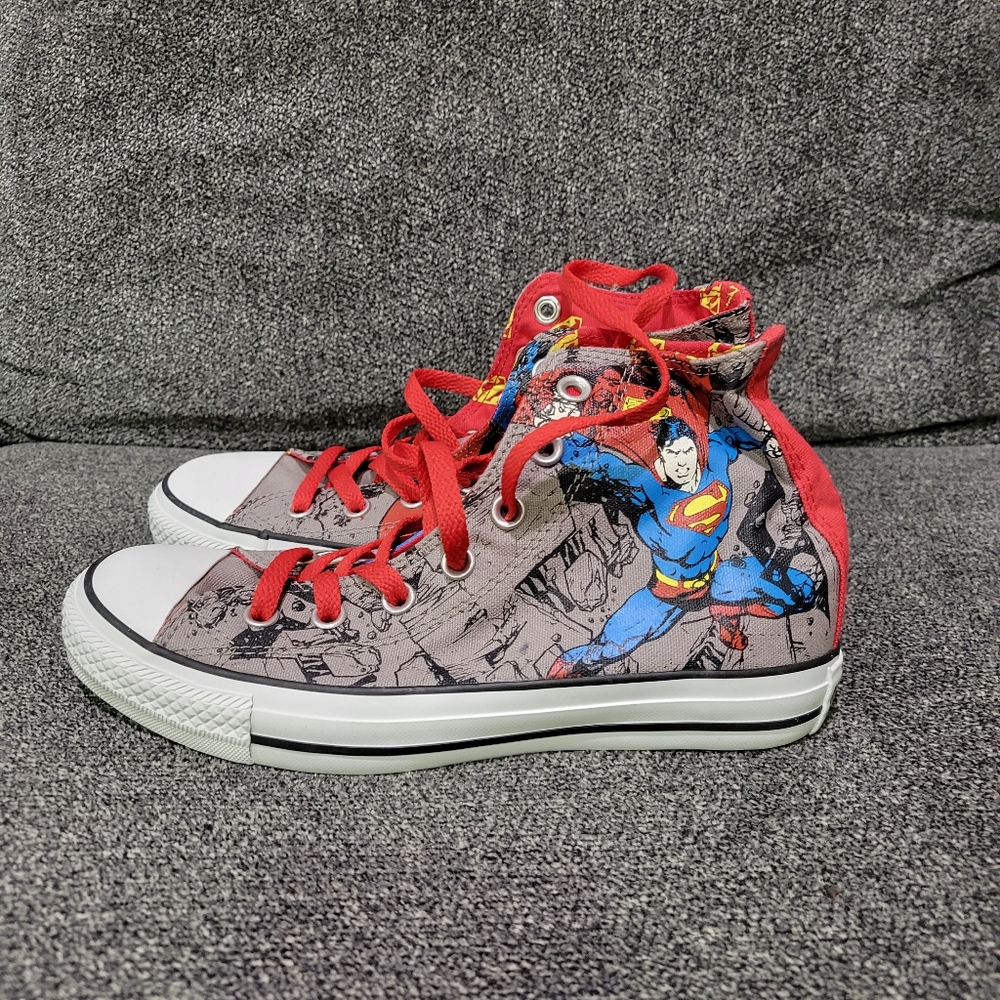 Converse All Star Chuck Taylor Mens Superman High Top DC Comics Size 5M/7W